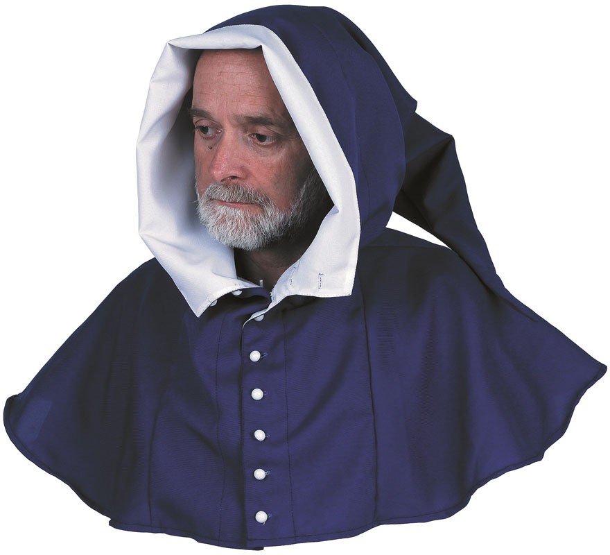 Capelina azul medieval