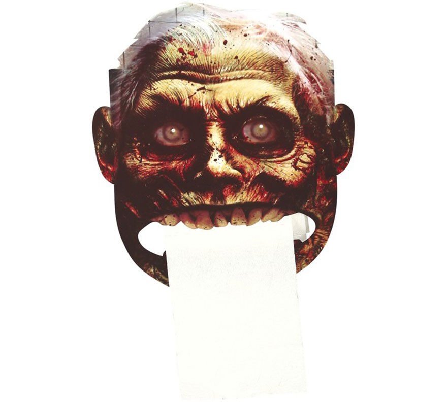 Cara de zumbi para banheiro 18x22 cm