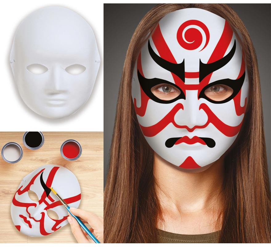 Máscara Fantasma Branca Máscara Fantasma Branca