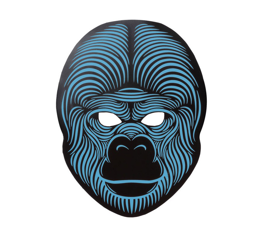 Gorilla mask LED lighting
