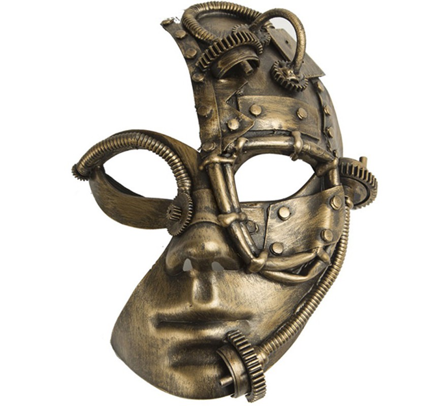 Half Face Steampunk Mask