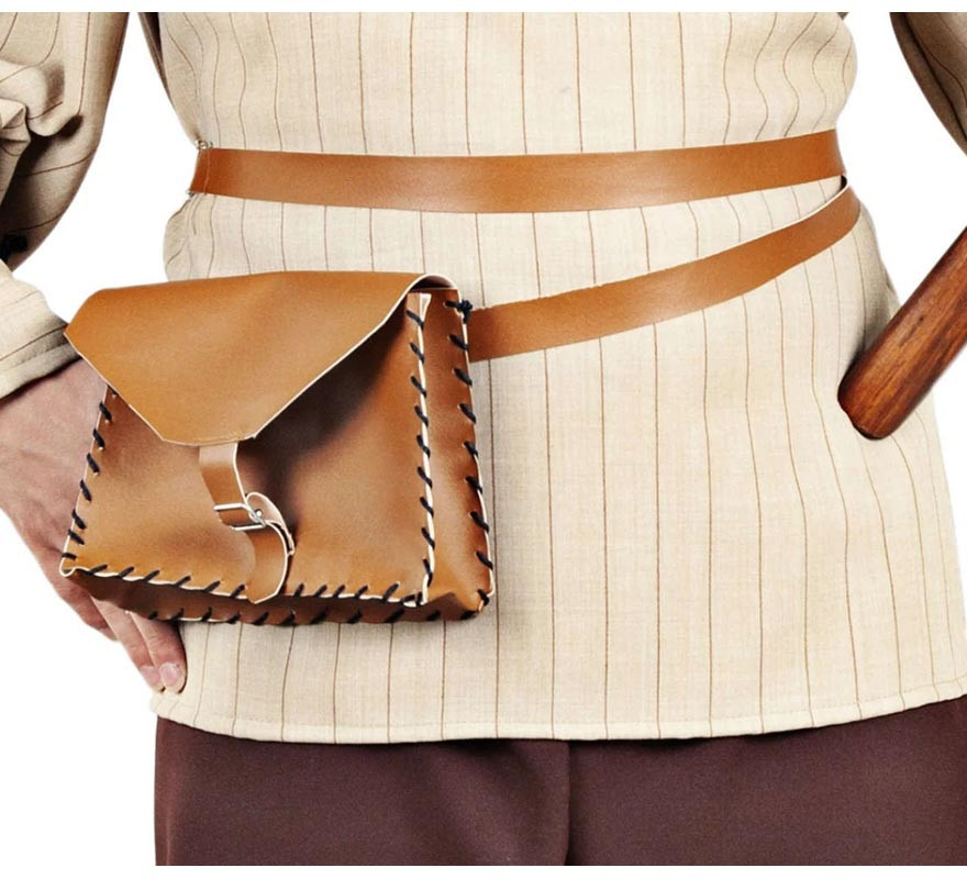 Carteira medieval de imitação de couro de plástico