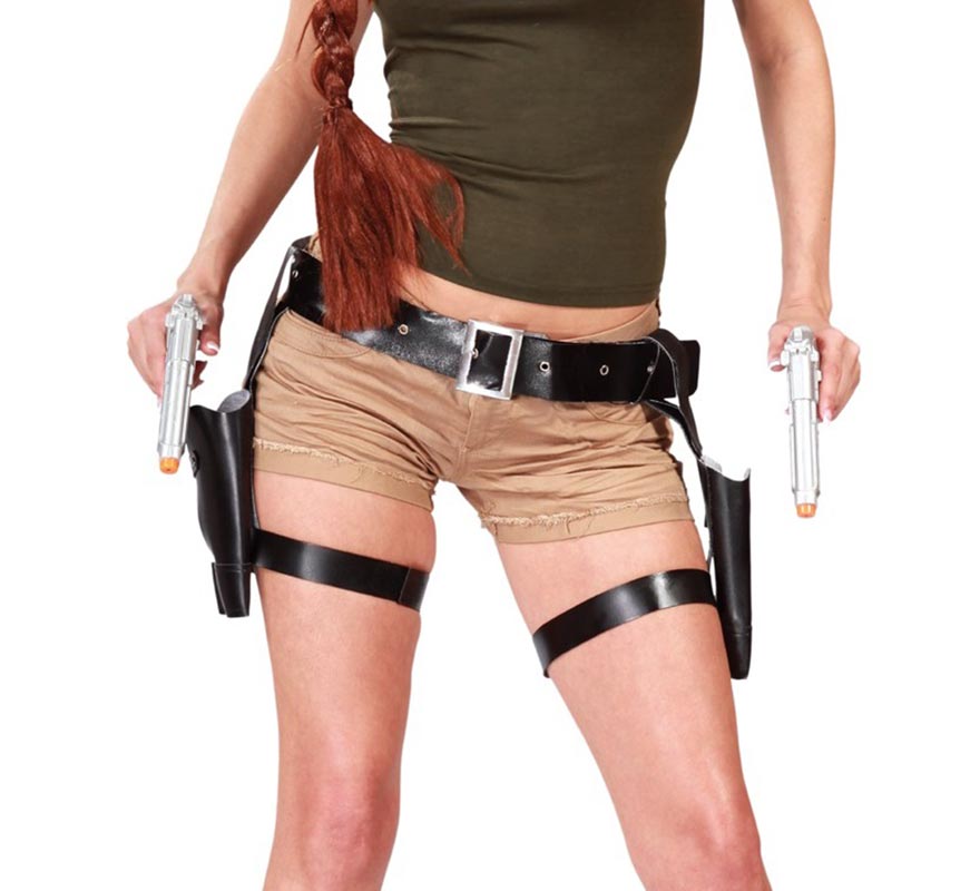 Double holster with pistols