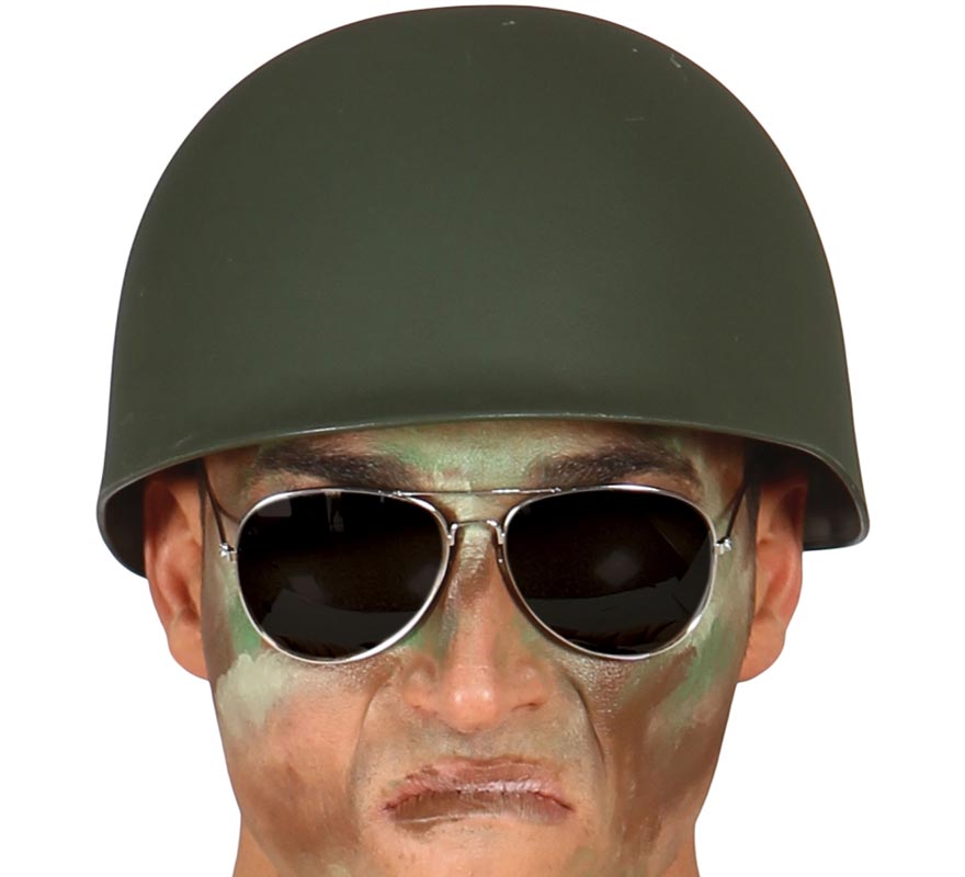 Green American Military Helmet