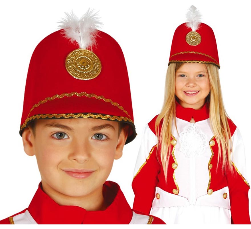 Children's red Majorette cap