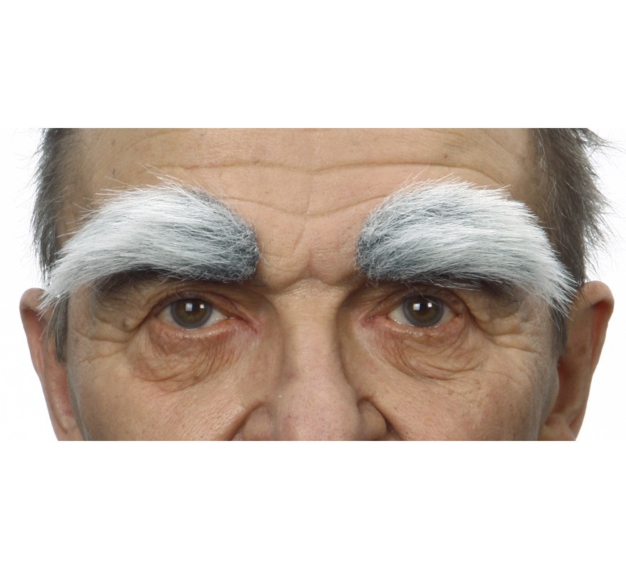 Sobrancelhas cinza lotadas