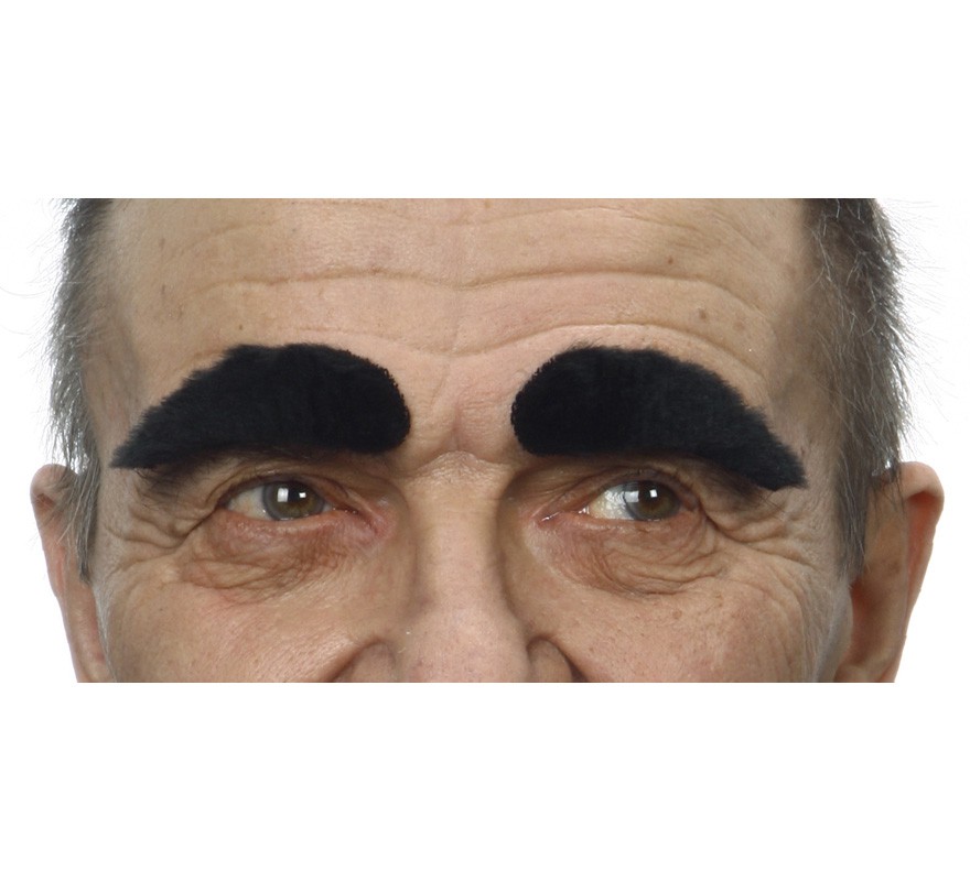 black eyebrows