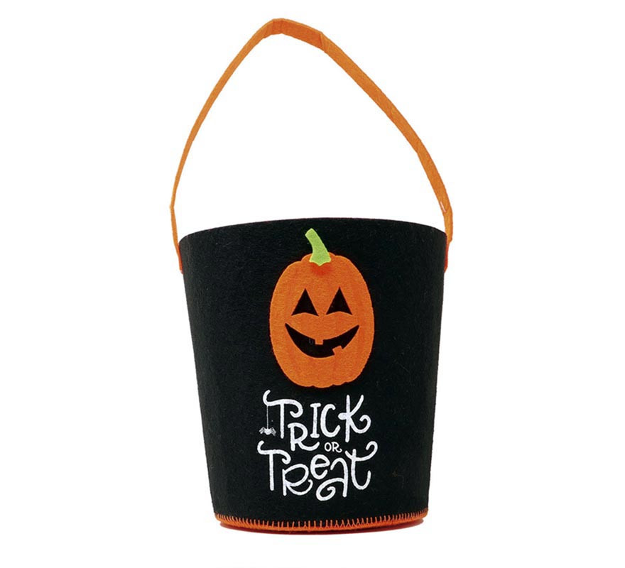 '''Pumpkin Basket ''''Trick or Treat'''' 35x20 cm'''