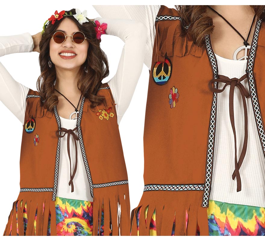 Brown Hippie Vest for Women Brown Hippie Vest for Women
