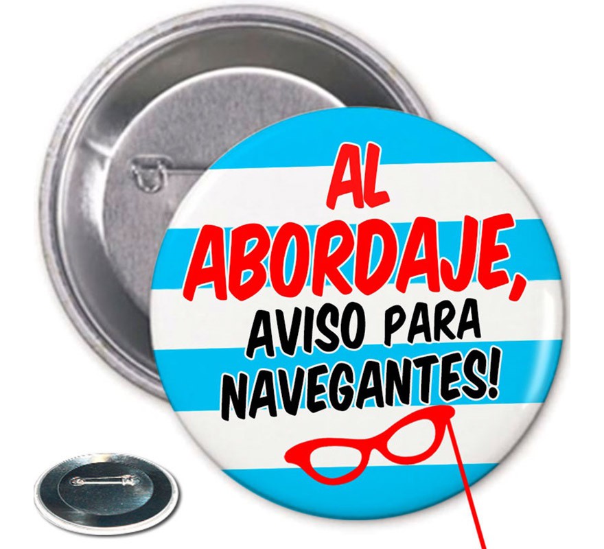 Boarding Plate, Notice for Navigators, 6 cm diameter Boarding Plate, Notice for Navigators, 6 cm diameter