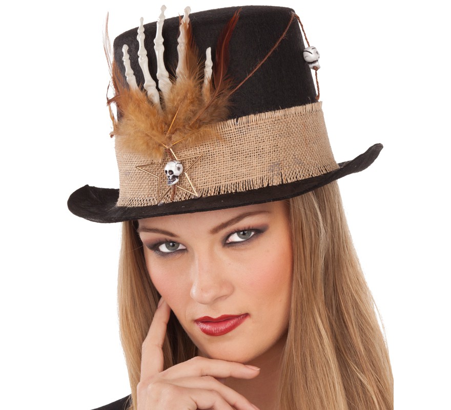 Chapéu de caveira de 59 cm
