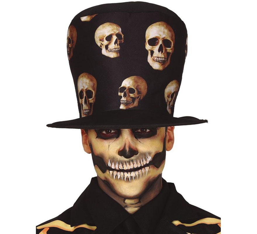 Chistera com caveiras