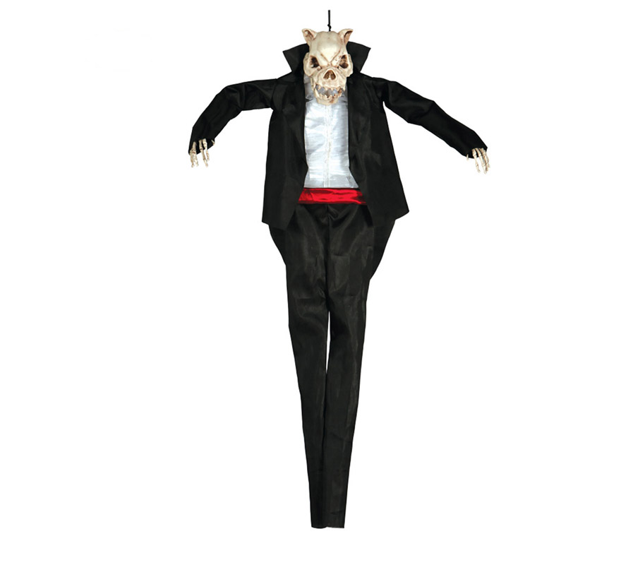 90cm dog skeleton pendant