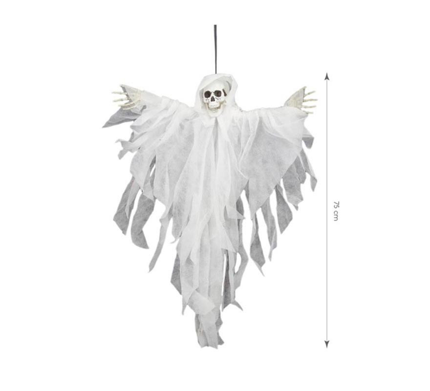 Death Hood Pendant white 75 cm