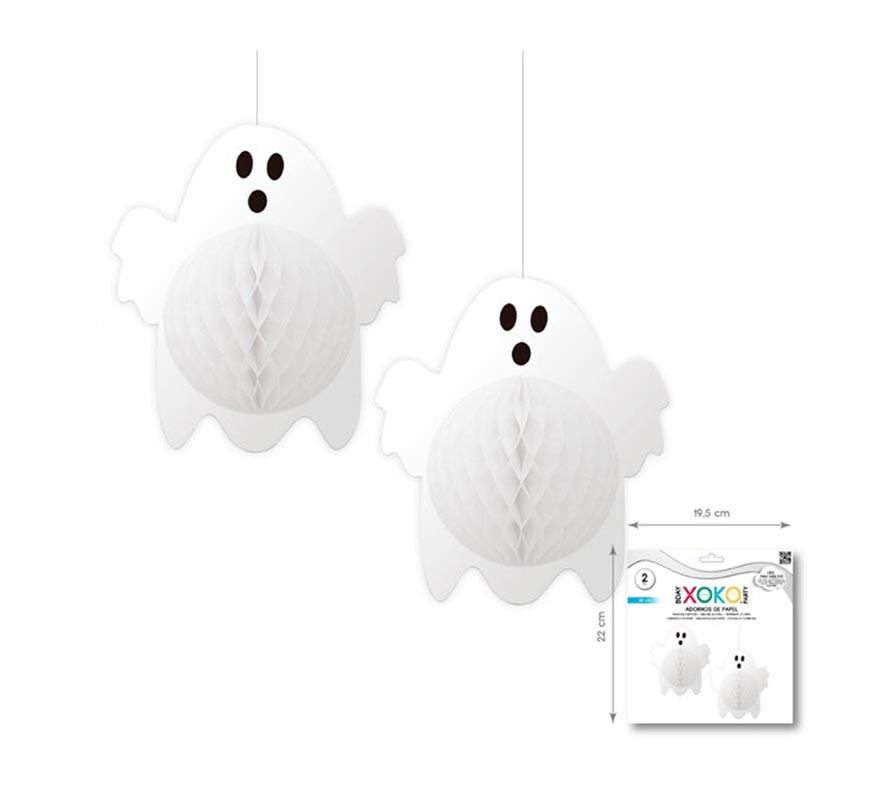 Lantern Pendants 2 Little Ghosts of 20 cm