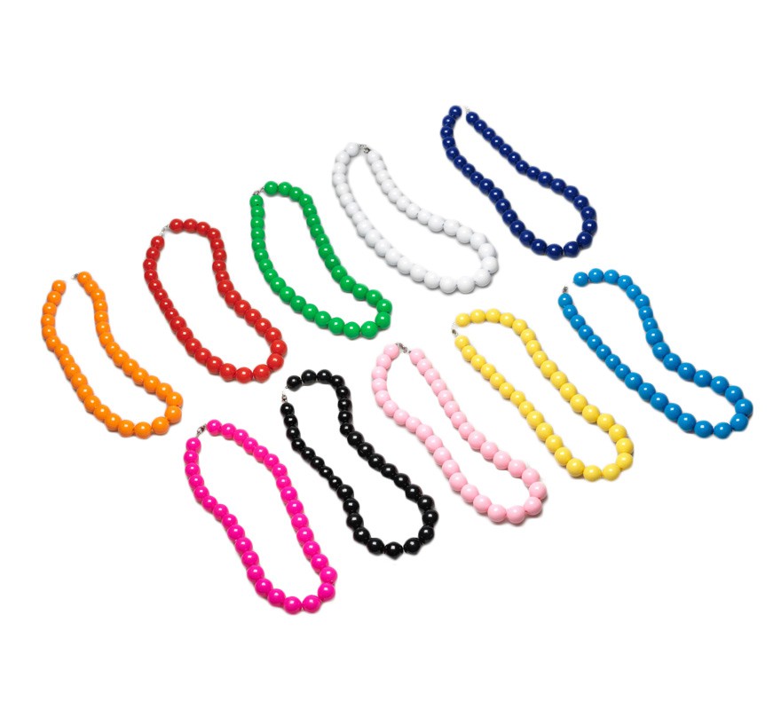 Large Andalusian necklace of 27 cm. assorted colors