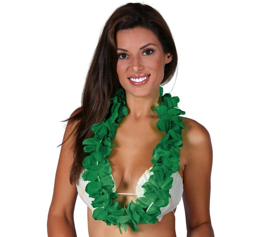 Colar Havaiano Verde Escuro