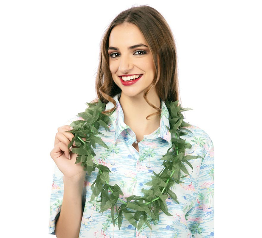 Colar Folha de Maconha Adulto 55 cm