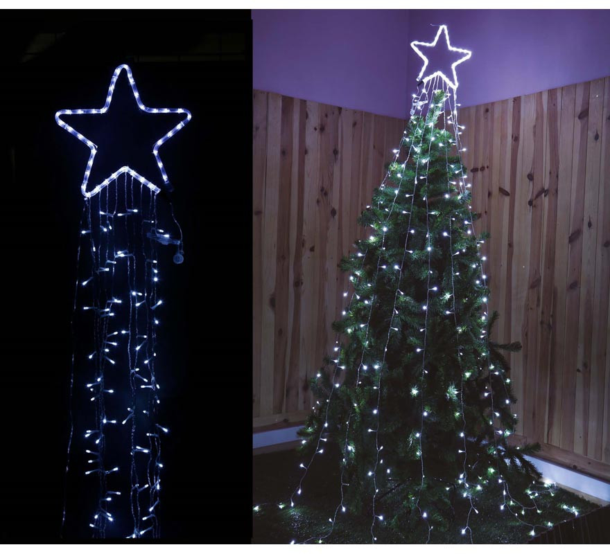 340 Led kite with white star finish