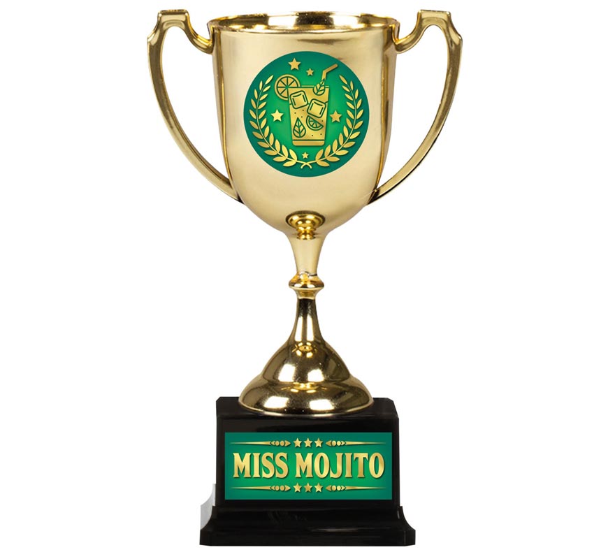Miss Mojito Cup gold and green 18 cm