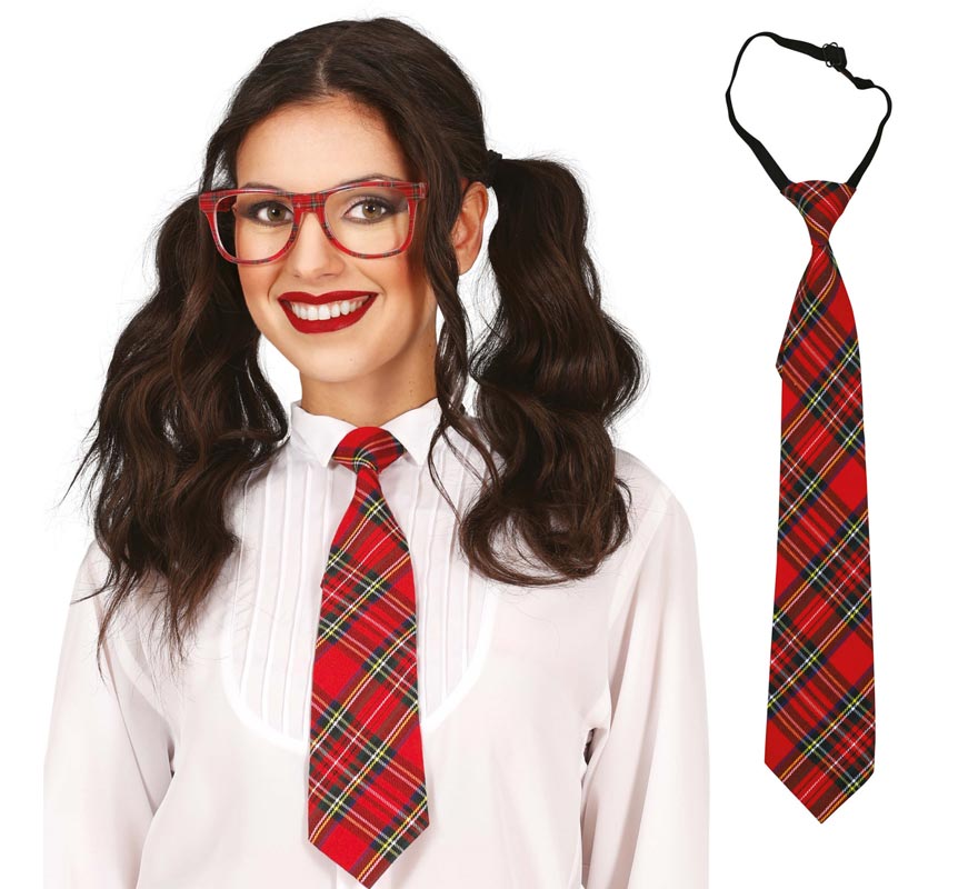 45 cm Checkered Student Tie