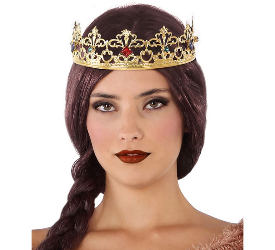 Queen's Golden Crown with precious stones Queen's Golden Crown with precious stones