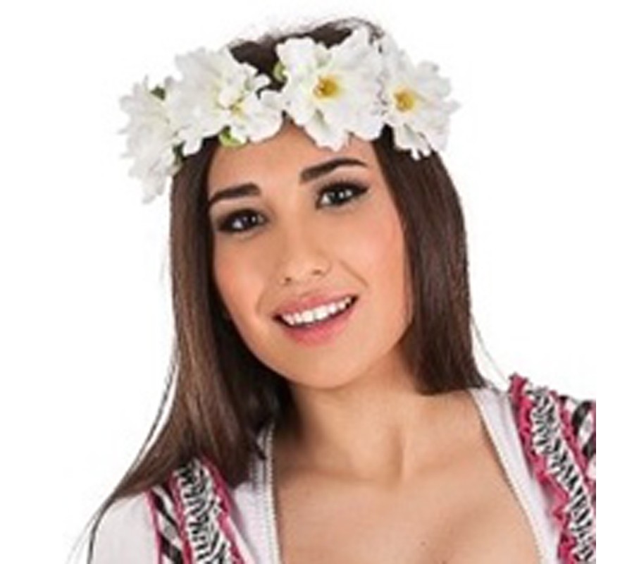 White Flowers Crown