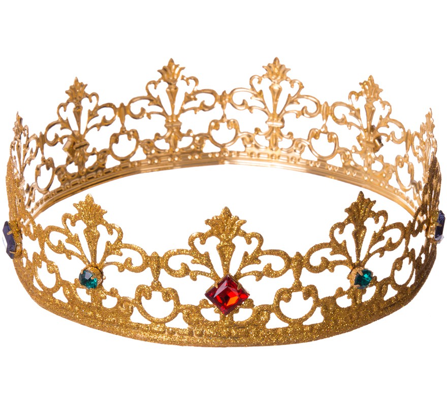 Metallic Golden Wise Man Crown