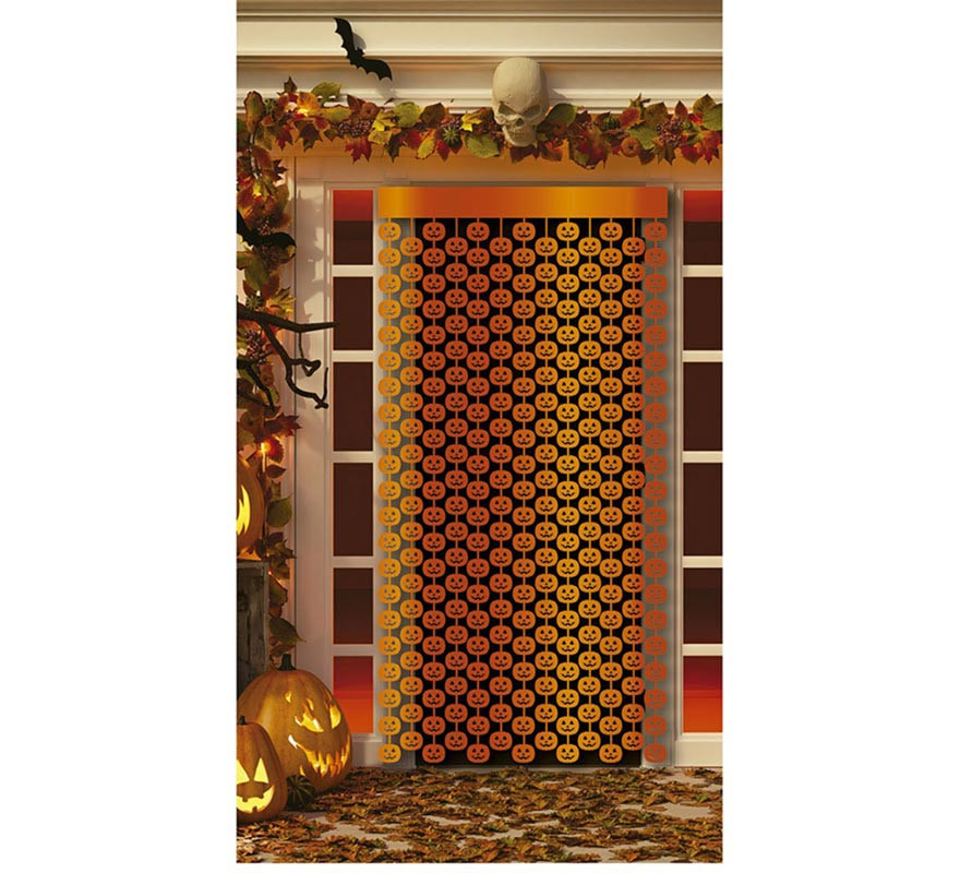 Pumpkin Metallic Curtain 100x200 cm