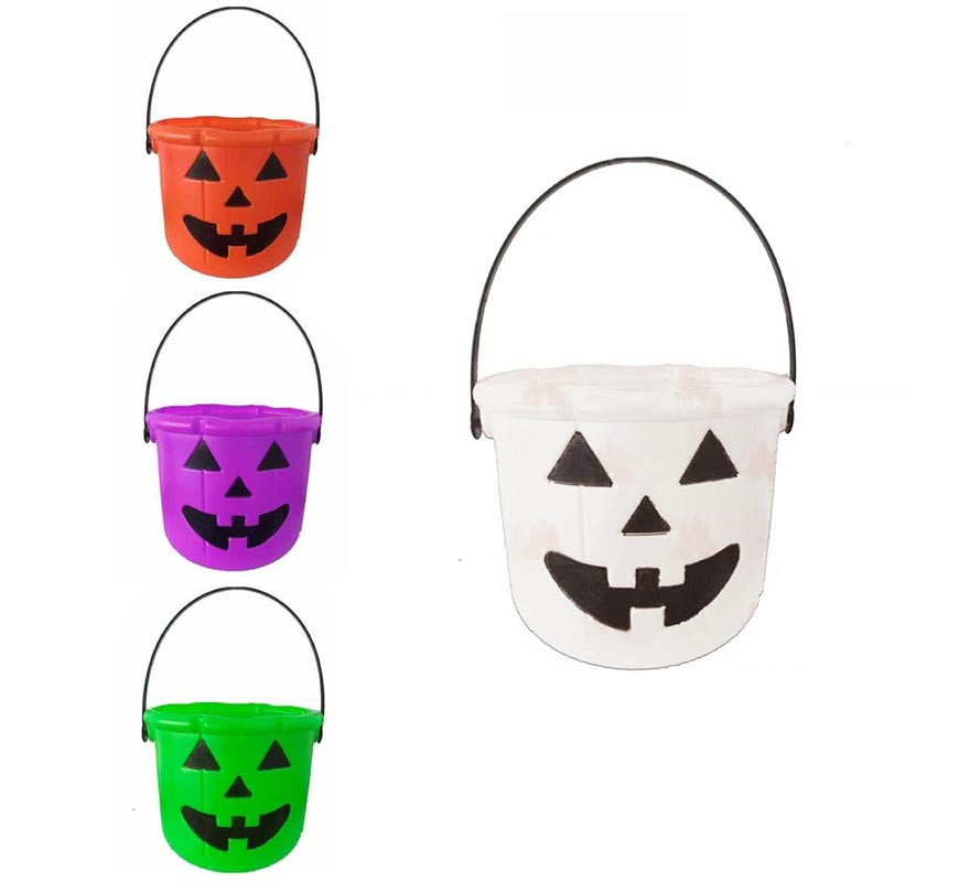 20 cm Halloween Pumpkin Bucket in various colors 20 cm Halloween Pumpkin Bucket in various colors