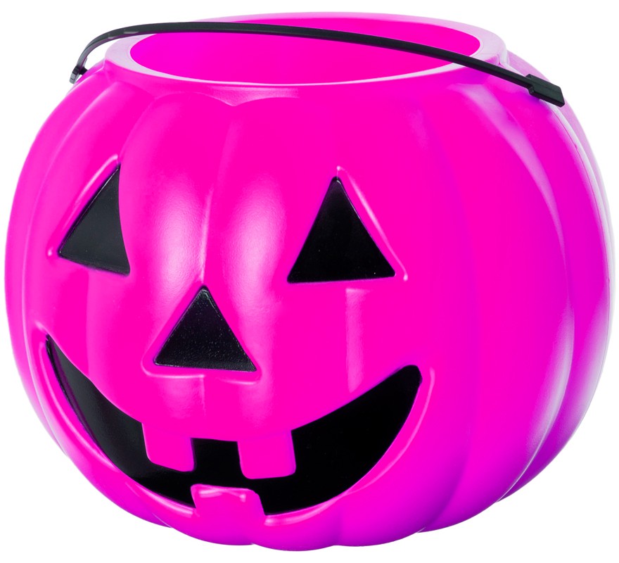 Cubo de abóbora para doces Rosa 19x23x23 cm