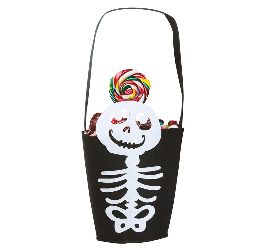 Esqueleto de feltro cubo 14 x 18 cms