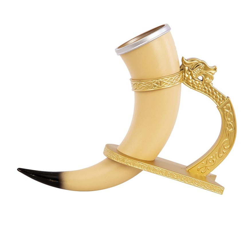 Chifre de jarro Viking bege 23X21,5x24 cm Chifre de jarro Viking bege 23X21,5x24 cm