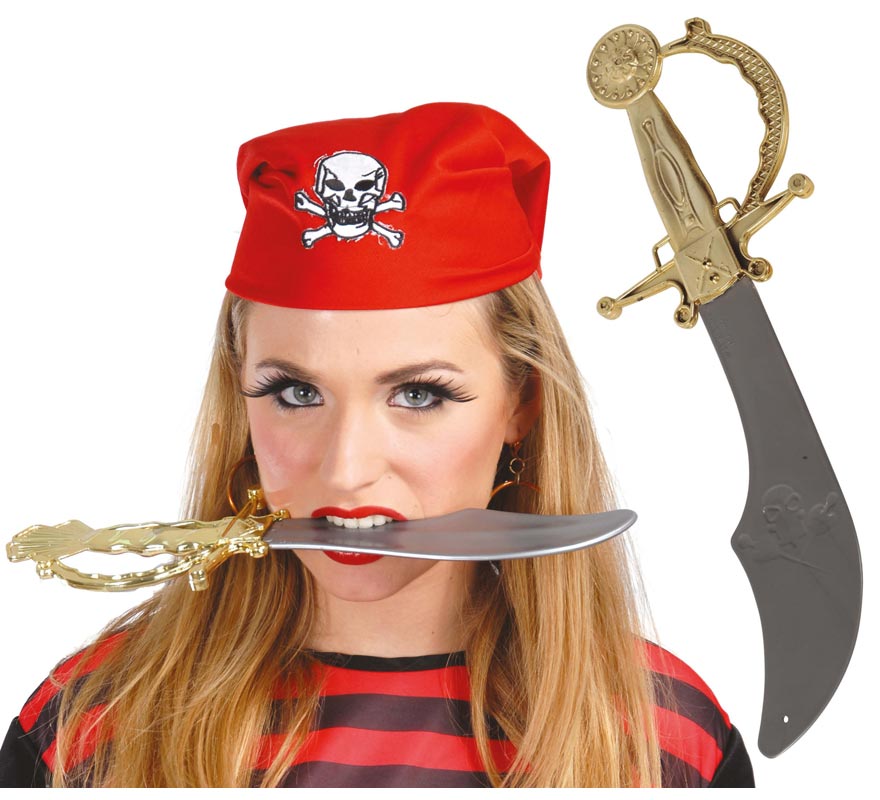 Punhal ou pirata do punhal 34 cm.