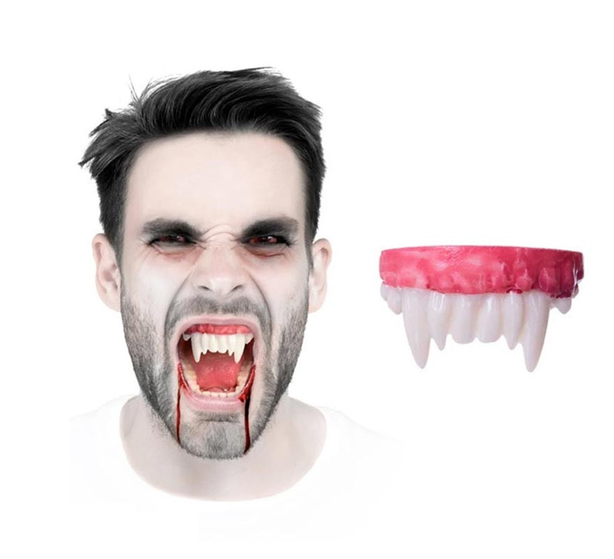 Vampiro FX denture with short fangs