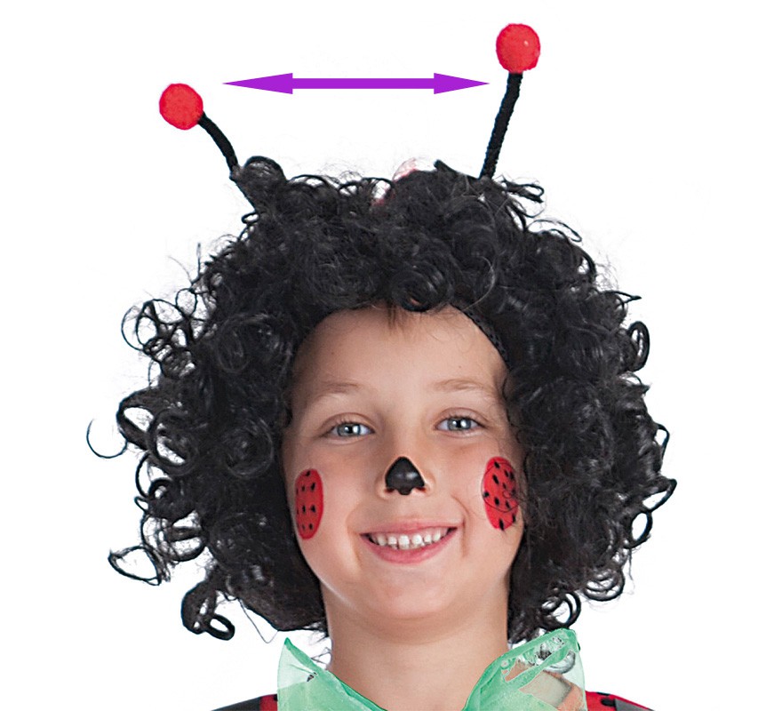Red Ladybug Antennae Headband.