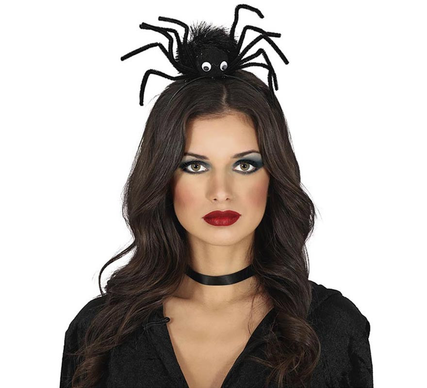 Tiara de aranha com olhos grandes