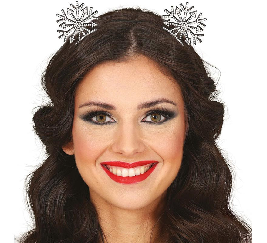 Silver Snowflake Headband