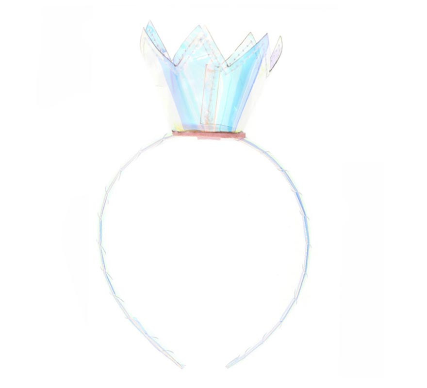 Light blue crown headband