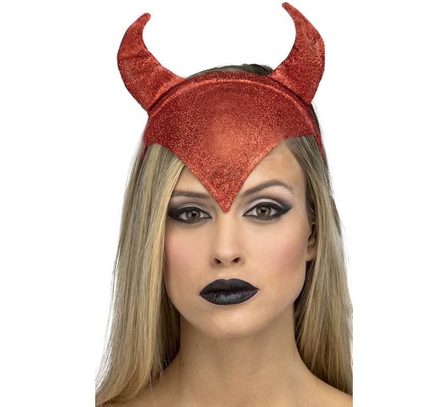 Red Devil Horns Headband