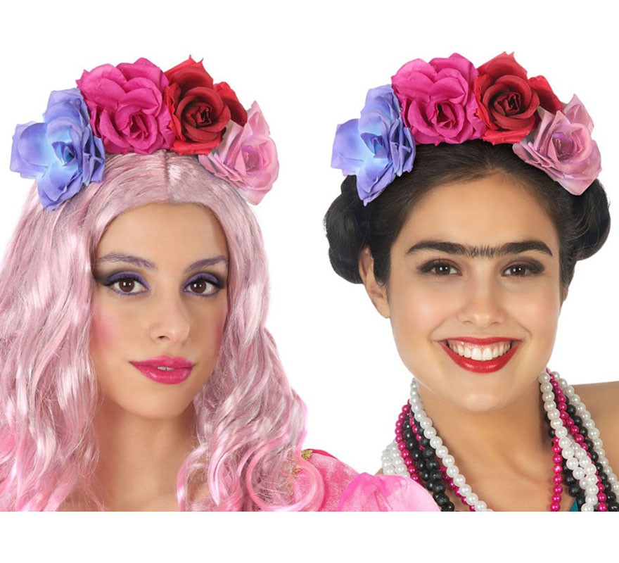 Multicolor Flower Headband