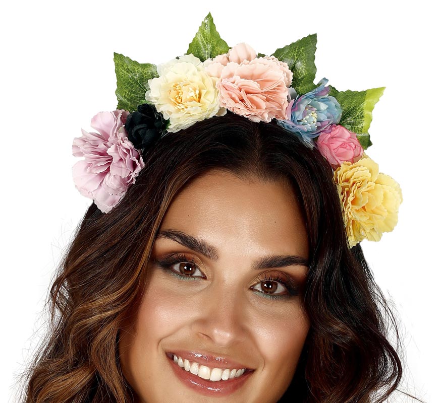 Multicolor Flower Headband