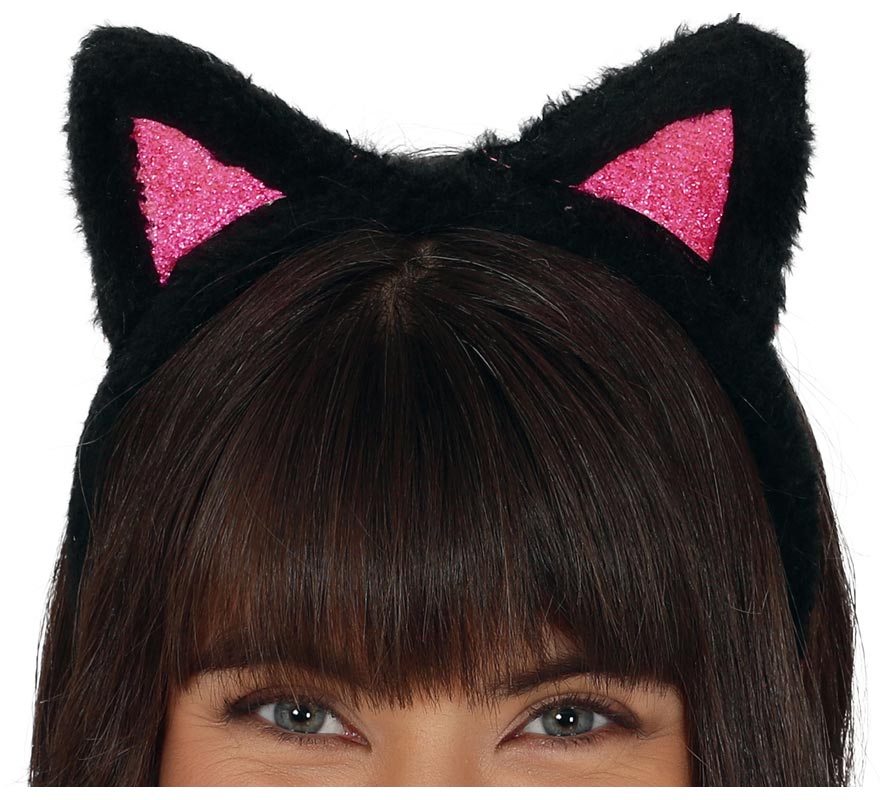 Pink Kitten Headband
