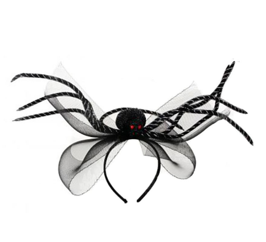 Tiara Arco com Aranha Negra