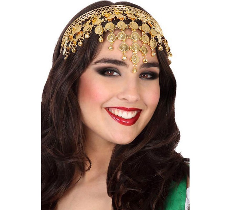 Golden Coin Headband