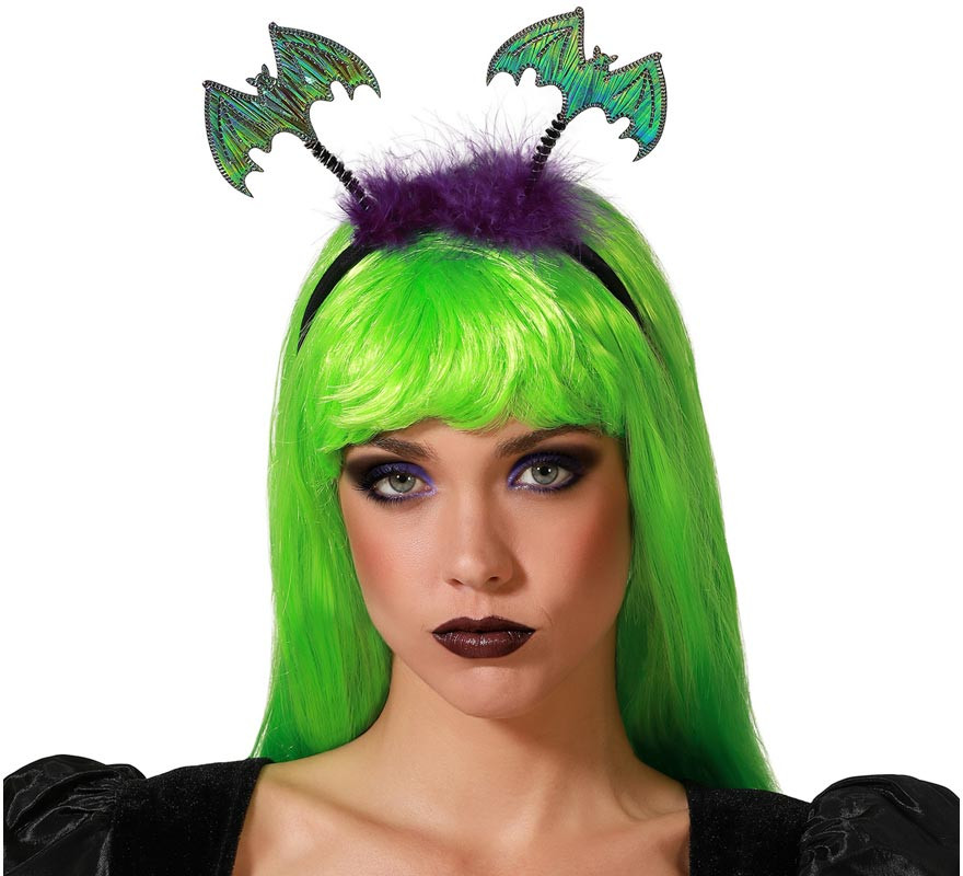 Tiara de Morcego Marabu Roxo