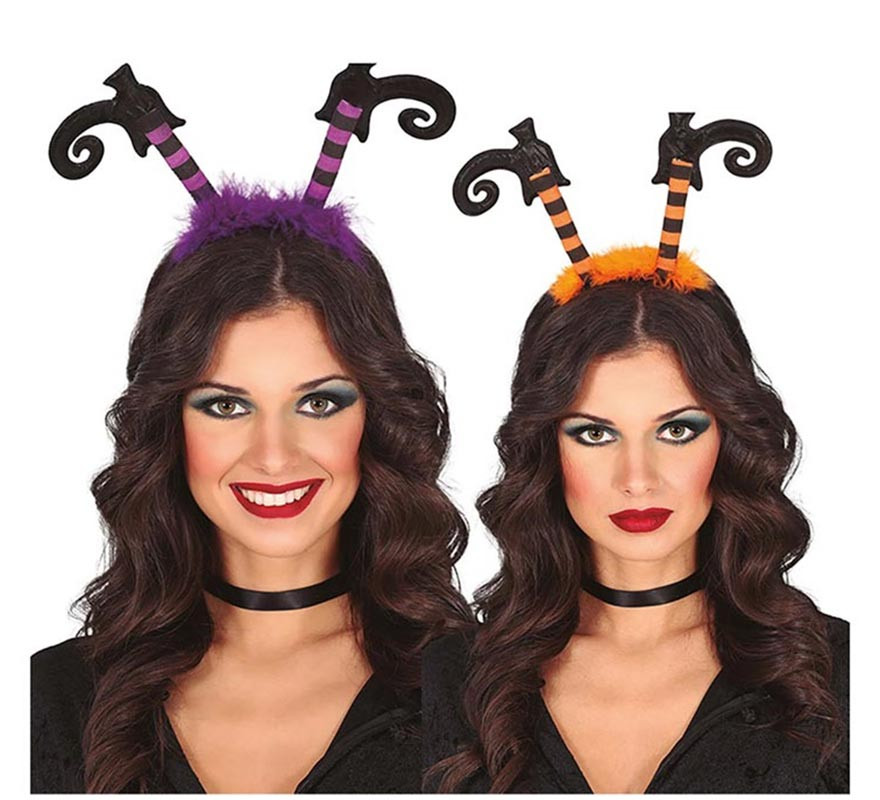 Faixa de cabeça com pernas de bruxa sortidas