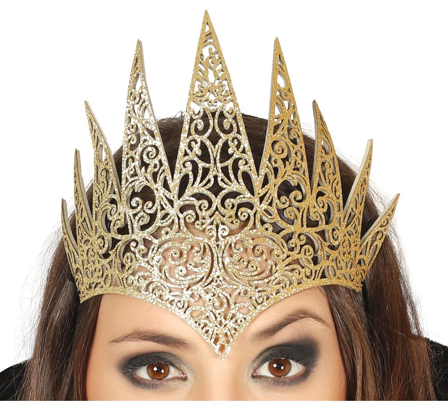 Faixa de cabeça da Rainha Má Dourada