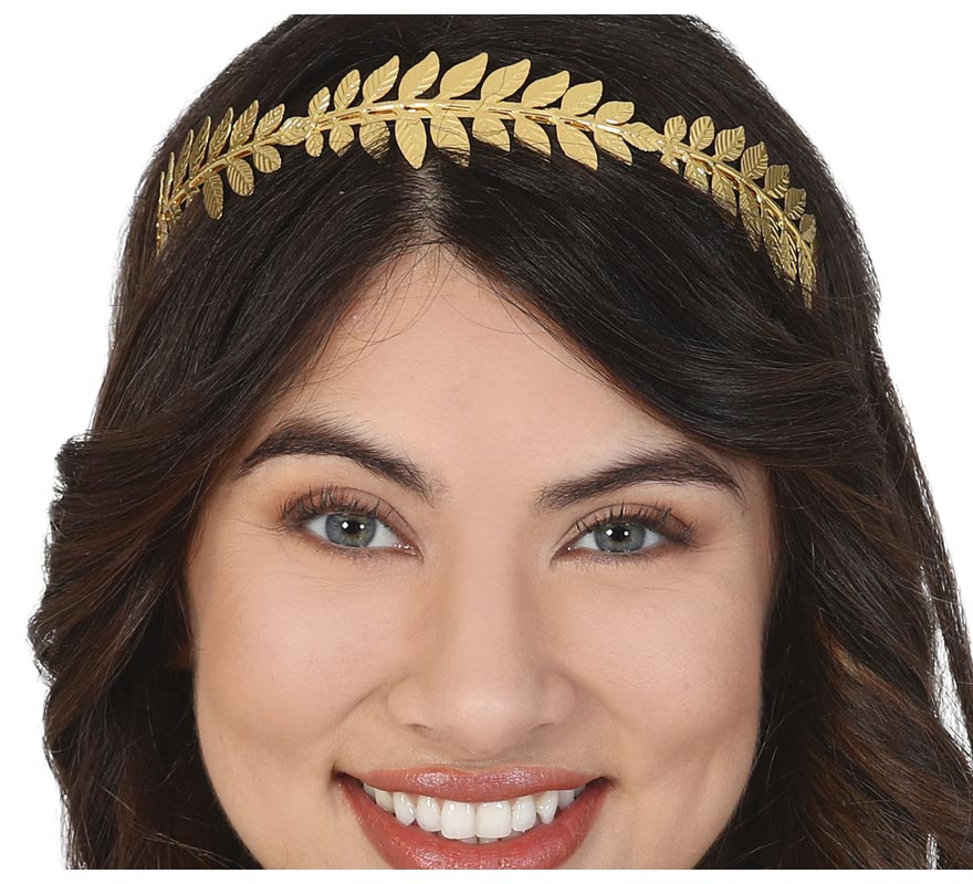 Metallic Gold Roman Headband