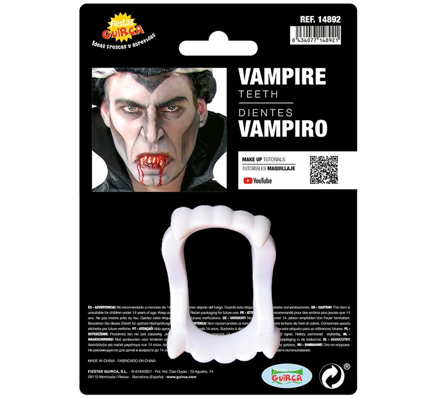 Vampire teeth for Halloween Vampire teeth for Halloween